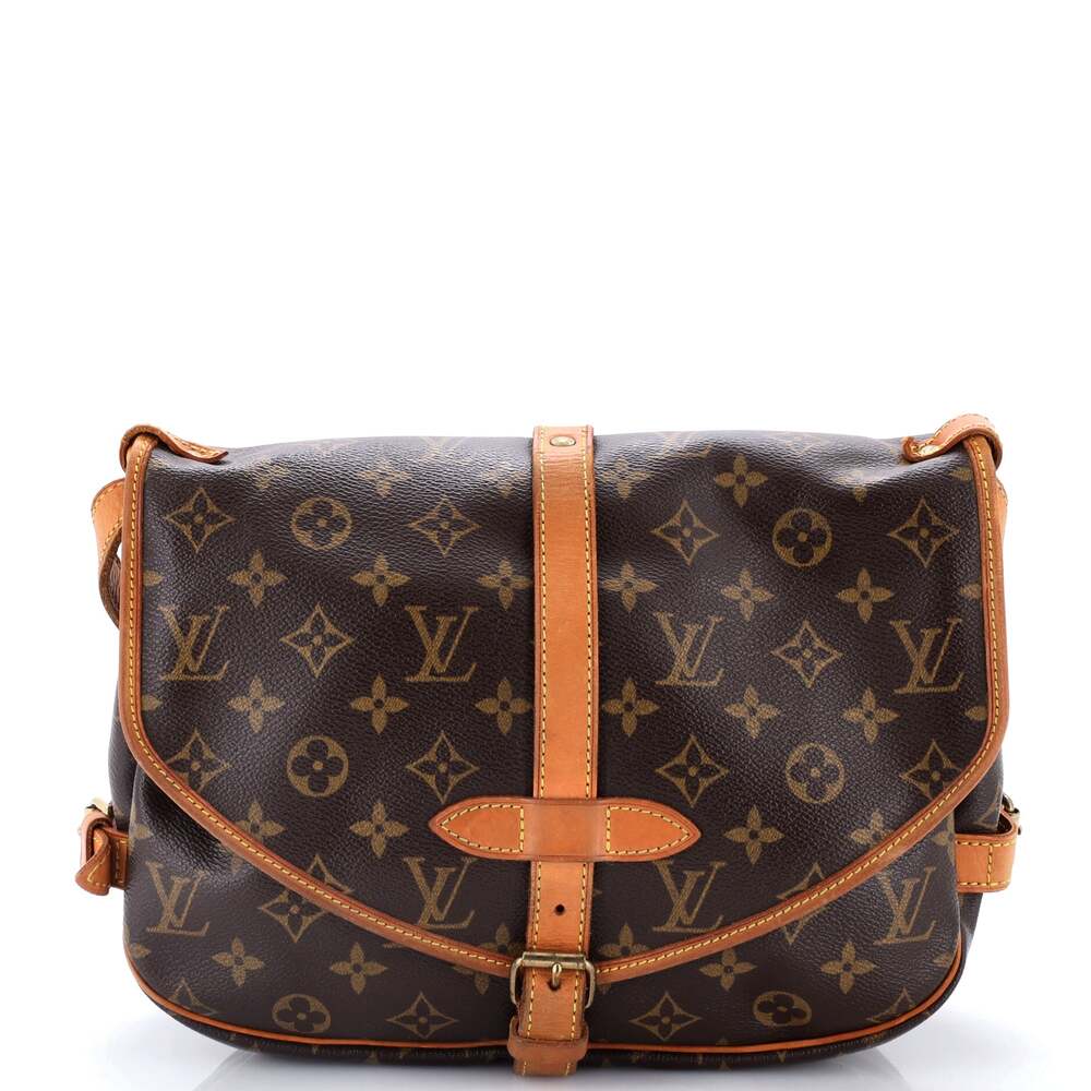 Louis Vuitton Saumur Handbag Canvas 30 #320432L13B